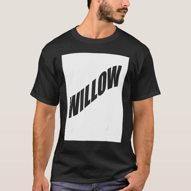 Willow Family Reunion Last Name Team  Custom T-Shirt (Front)