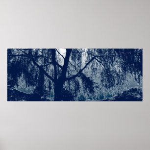 Willow in blue poster
