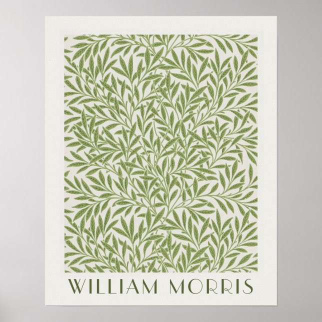 Willow Pattern (1874) by William Morris Poster (Front)