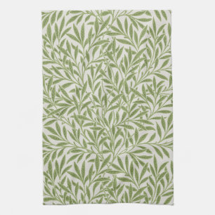 Willow Pattern, William Morris Tea Towel