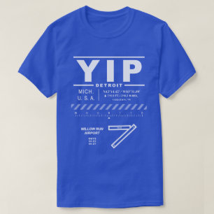 Willow Run Airport YIP T-Shirt