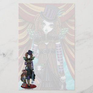 "Willow" Steampunk Circus Fairy Stationery