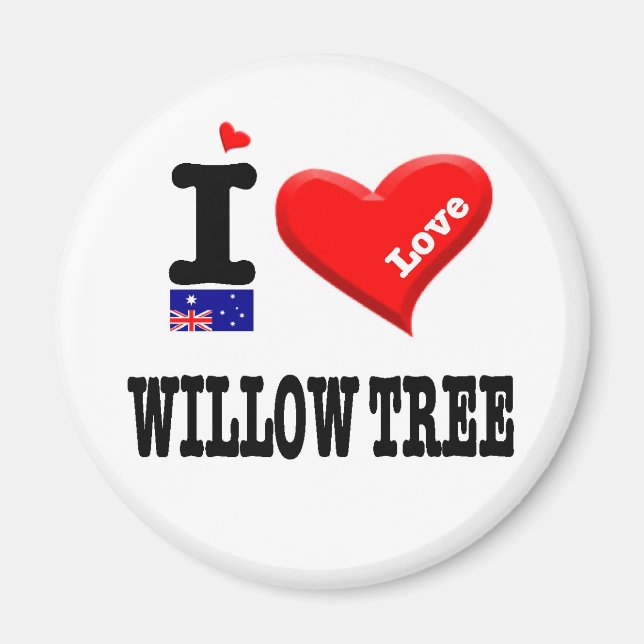 WILLOW TREE - I Love Magnet (Front)