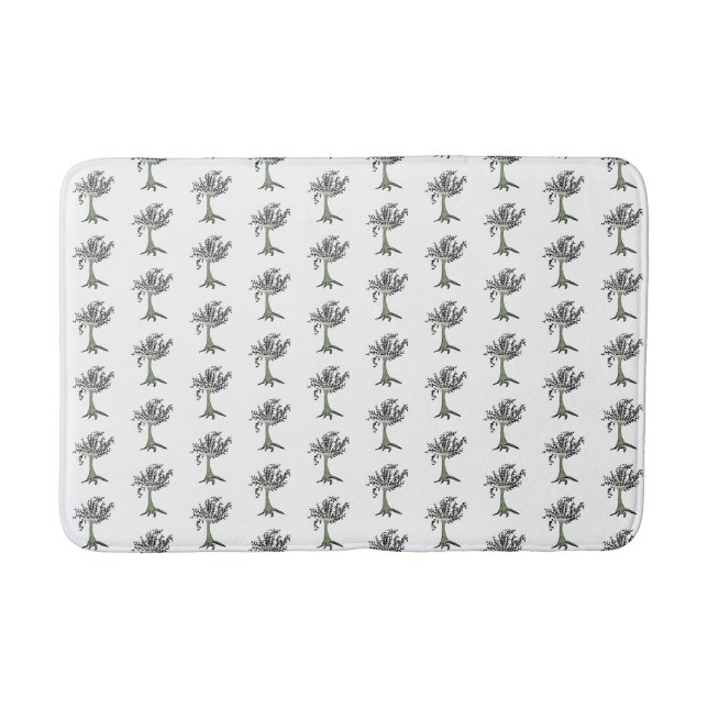 willow tree illustration bath mat (Front)