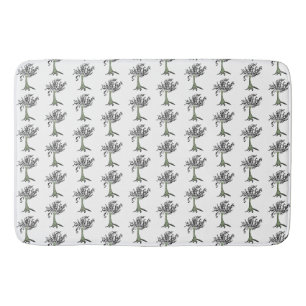 willow tree illustration bath mat
