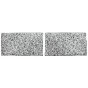 Willow tree leaves. Abstract art of Nature Pillowcase