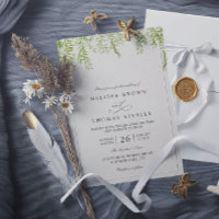 Willow Tree Rustic Greenery Modern QR Code Wedding