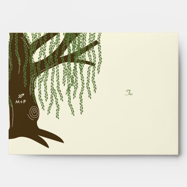 Willow Tree Wedding - A7 Envelope (Front)