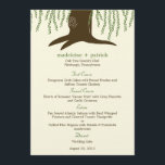 Willow Tree Wedding Menu Card<br><div class="desc">Blending together the beauty of nature and chic aesthetic,  this lovely and whimsical Willow Tree wedding collection is sure to make your wedding day unforgettable. Also available in orange for Autumn wedding. Custom colours are also available upon request (please contact us for custom request). Complete collection available at berryberrysweet.com</div>