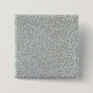 Willow wallpaper design, 1874 15 cm square badge
