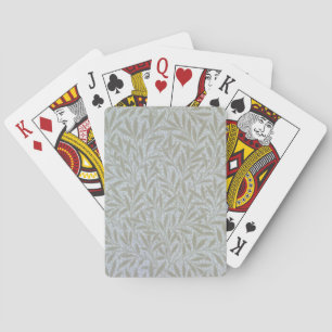 Willow wallpaper design, 1874 playing cards