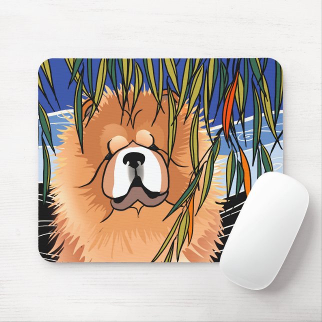 WILLOW WIND - Chow -mouse pad Mouse Pad (With Mouse)