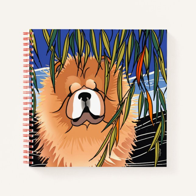 WILLOW WIND - Chow -spiral notebook -hard or soft  (Front)