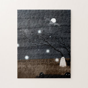 Willow Wisp Ghost Jigsaw Puzzle