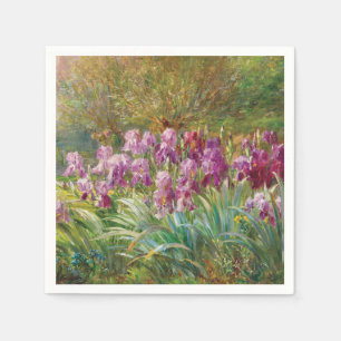 Willows and Irises by a Creek Napkin