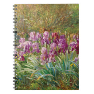 Willows and Irises by a Creek Notebook