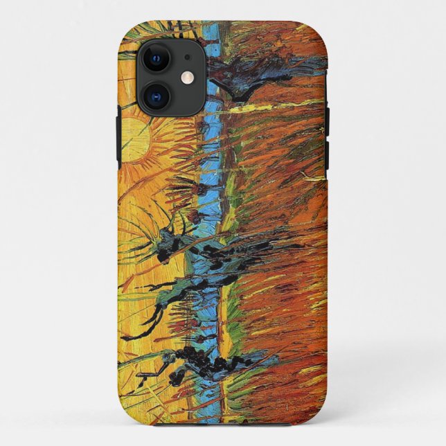 Willows at Sunset by Vincent van Gogh. Case-Mate iPhone Case (Back)