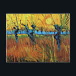 Willows at Sunset (F572) Van Gogh Fine Art Postcard<br><div class="desc">Willows at Sunset, Vincent van Gogh. Oil on canvas on cardboard, 60 x 49 cm. Otterlo, Kröller-Müller Museum. F 572, JH 1597 Vincent Willem van Gogh (30 March 1853 – 29 July 1890) was a Dutch Post-Impressionist artist. Some of his paintings are now among the world's best known, most popular...</div>