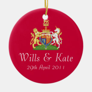 Wills And Kate Royal Wedding Keepsake Ornament