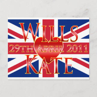 Wills & Kate Postcard