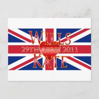 Wills & Kate Postcard