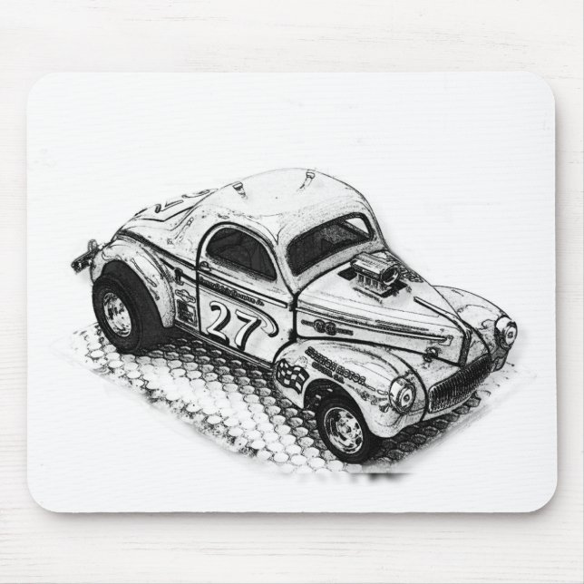 Willy 27 Hot Rod Mouse Pad (Front)