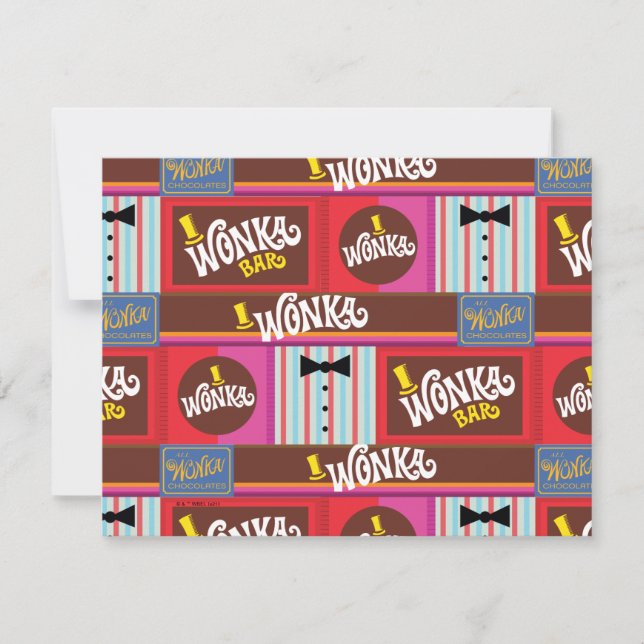 Willy Wonka Candy Pattern Card (Front)