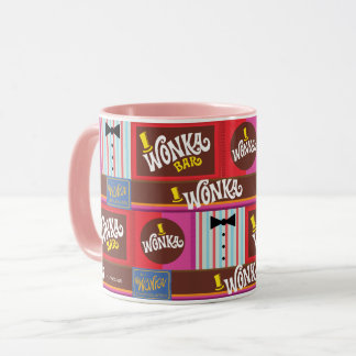 Willy Wonka Candy Pattern Mug