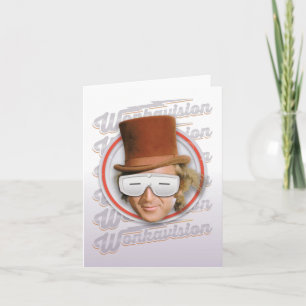 Willy Wonka in Wonkavision Goggles Note Card