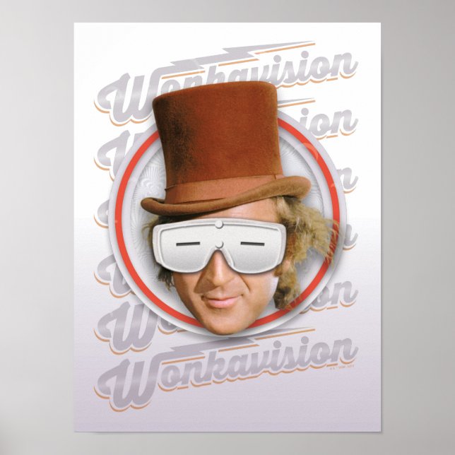 Willy Wonka in Wonkavision Goggles Poster (Front)