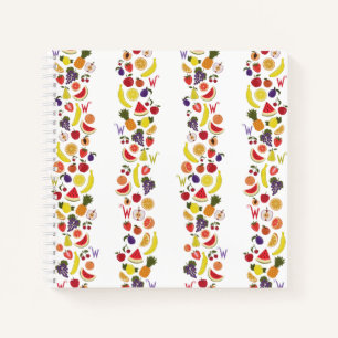 Willy Wonka Lickable Wallpaper Pattern Notebook