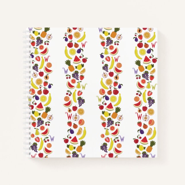 Willy Wonka Lickable Wallpaper Pattern Notebook (Front)