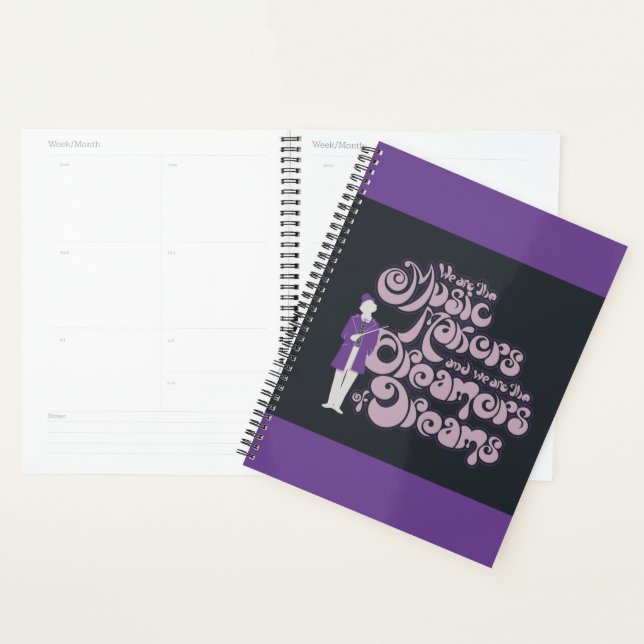 Willy Wonka - Music Makers, Dreamers of Dreams Planner (Display)