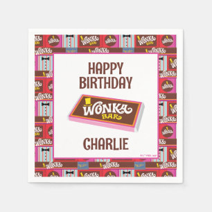 Willy Wonka & the Chocolate Factory Birthday Napkin