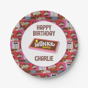 Willy Wonka & the Chocolate Factory Birthday Paper Plate