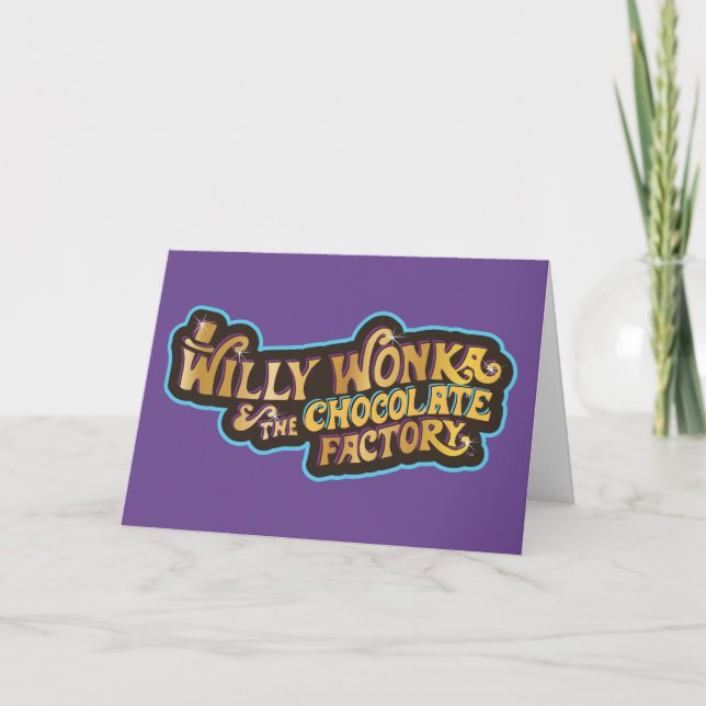 Willy Wonka & the Chocolate Factory Logo Card (Front)