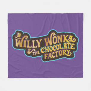 Willy Wonka & the Chocolate Factory Logo Fleece Blanket