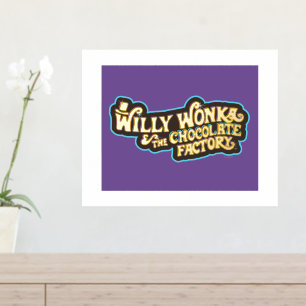 Willy Wonka & the Chocolate Factory Logo Foil Prints