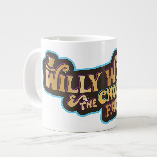 Willy Wonka & the Chocolate Factory Logo Large Coffee Mug (Front Left)