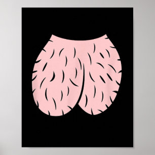 Willyhead Nuts Men Funny Joke Halloween Costume Poster