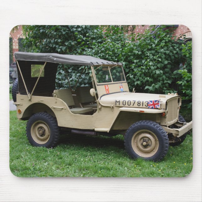 Willys MB Jeep Mouse Pad (Front)