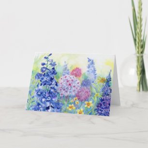 Wilma's Garden Blank Notecard