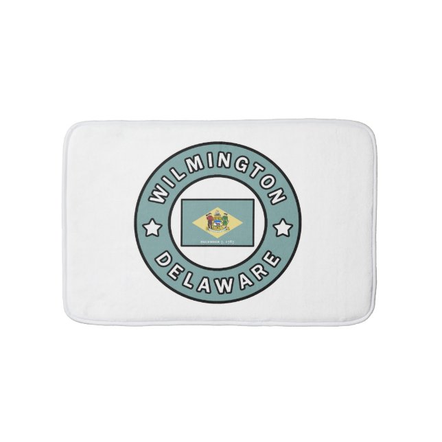 Wilmington Delaware Bath Mat (Front)