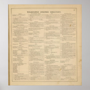 Wilmington Delaware business directory Poster