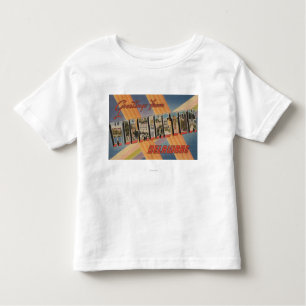 Wilmington, Delaware - Large Letter Scenes Toddler T-Shirt