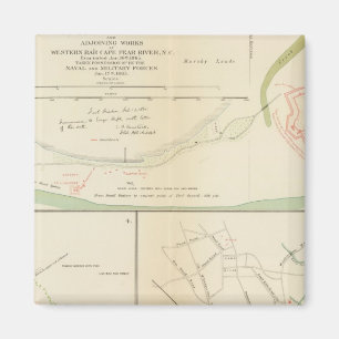 Wilmington, Ft Caswell, Smith's Island, Augusta Magnet