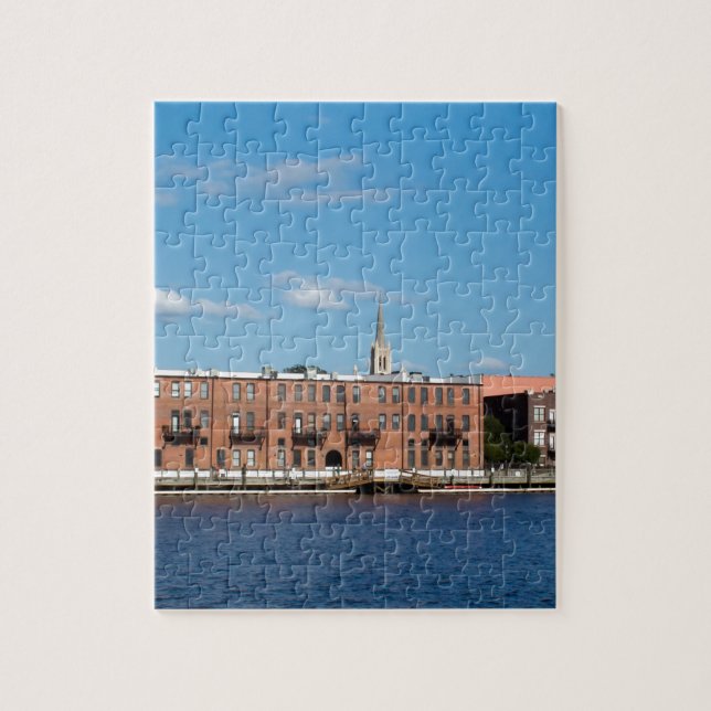 Wilmington NC Riverfront Jigsaw Puzzle (Vertical)