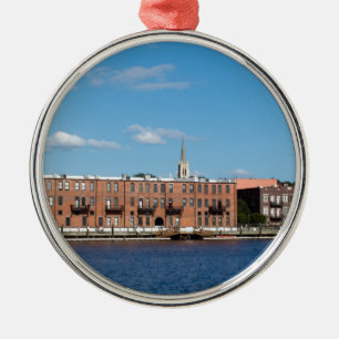 Wilmington NC Riverfront Metal Tree Decoration