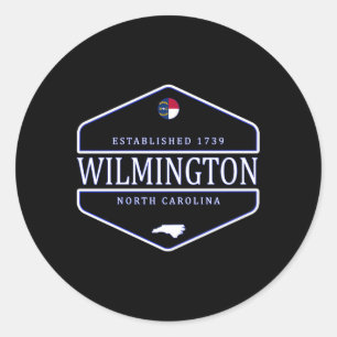Wilmington North Carolina Wilmington Nc Classic Round Sticker