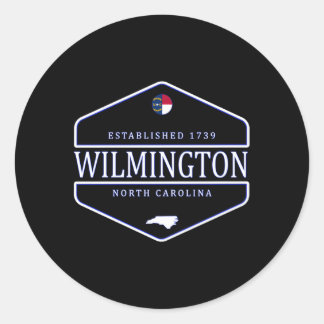 Wilmington North Carolina Wilmington Nc Classic Round Sticker